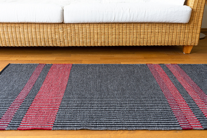 Teppich Ritami rot / schwarz