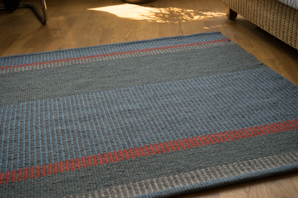 Teppich Ritami blau / grau