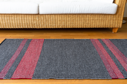 Teppich Ritami rot / schwarz